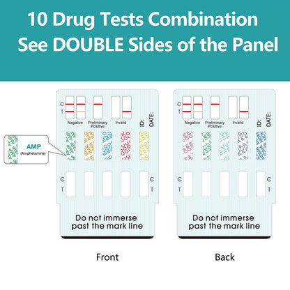 Easy@Home 6-Pack Urine Drug Test Kit – Multi-Drug Screen (AMP, BZO, COC, THC, MET, MOR, BAR, MDMA, PCP, MTD) – Instant Results #EDOAP-3104