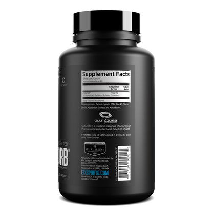 EFX Sports Training Ground Glutazorb Caps | pH-Correct Glutamine Pills | 60 Servings, 120 Capsules