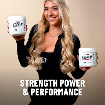 EHP Labs CREA-8 Micronized Creatine Monohydrate Powder – Unflavored, 500g, 100 Servings
