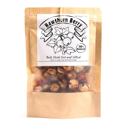 EidolonGreen Hawthorn Berry - Dried Bulk Herb 3 oz (88 g)