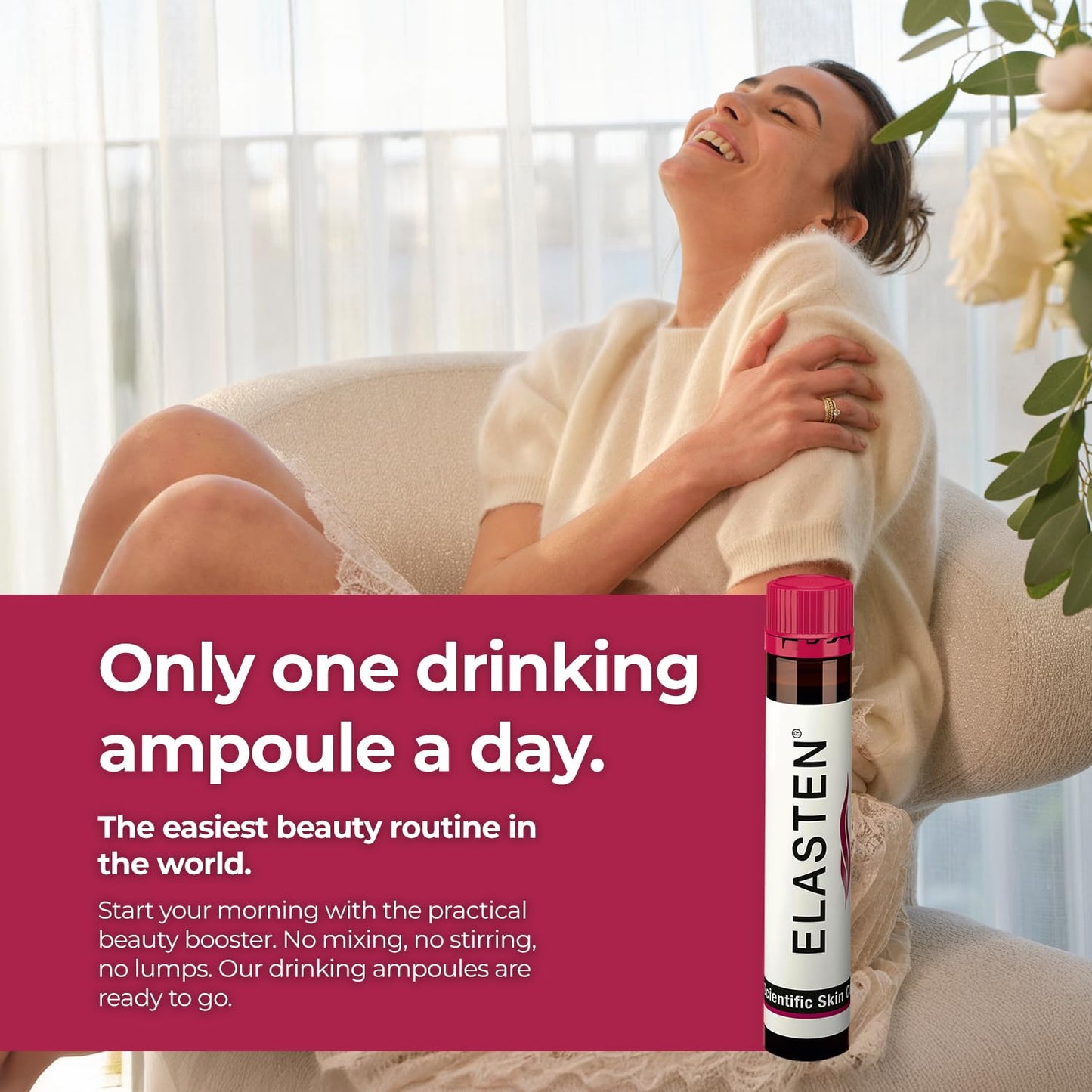 ELASTEN Clinically Tested Collagen Complex – Radiant Skin from Within (28 Ampoules)