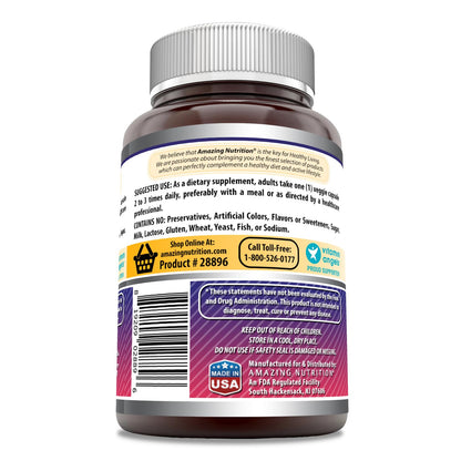 Amazing Formulas Elderberry Supplement – 500 mg, 10:1 Concentrate, 120 Veggie Capsules