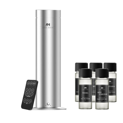 Electric Waterless Diffuser Starter Kit – 1000 sq ft Coverage + 5 Oils
