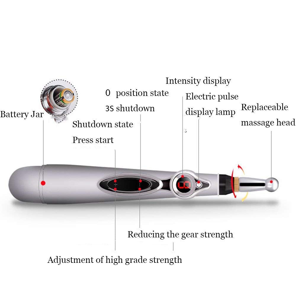 Electronic Acupuncture Pen - 3-in-1 Meridian Energy for Pain Relief