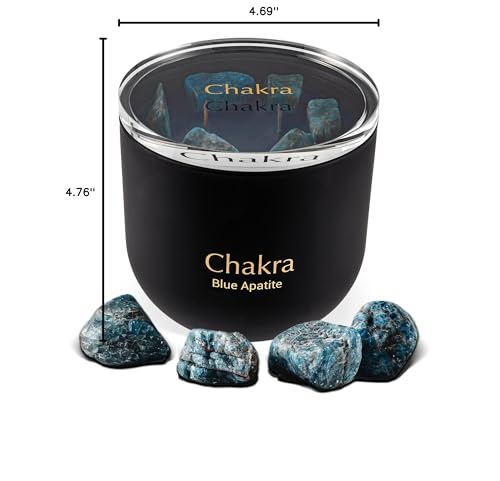 Hidden Label Healing Crystal Candle | Chakra Collection, Wood Wick, 12oz