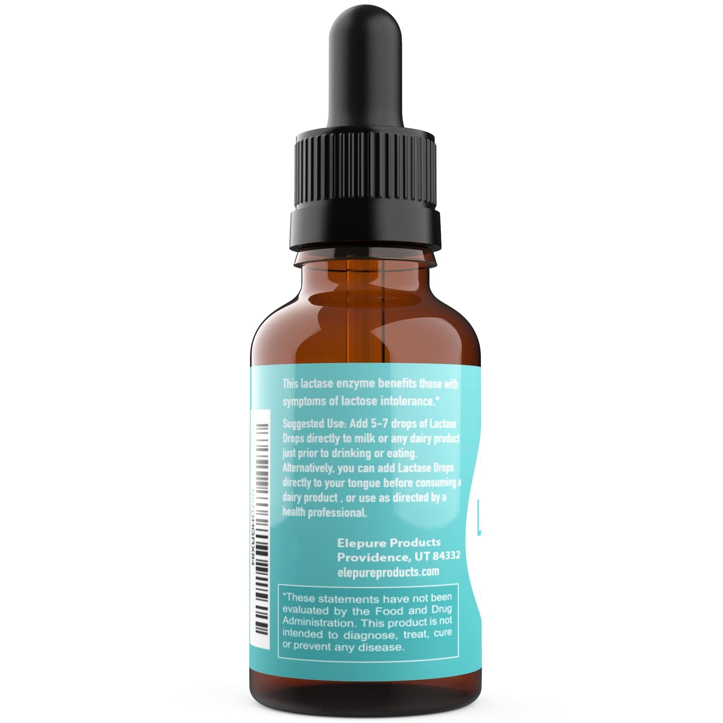 Elepure Pure Elements Lactase Drops - 100 Servings, 20 mL