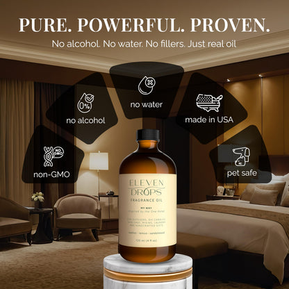 Eleven Drops My Way Diffuser Oil 4oz – Premium Fragrance Inspired by The One Hotel