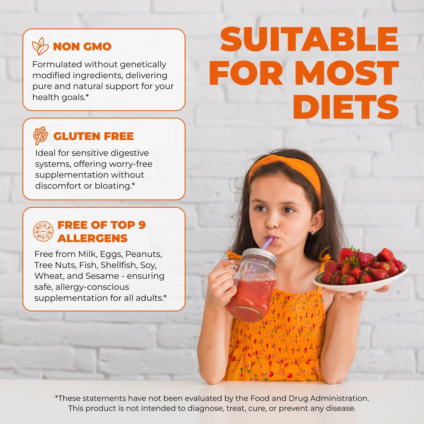 ELICORE Kids Multivitamin Gummies Strawberry – Immune & Growth Support | Non-GMO, Gluten-Free