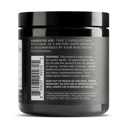 Elite T Formula - Ultra High Potency Tongkat Ali 200:1, Fadogia 30:1, Ashwagandha 40:1 (25% Withanolides) - Tribulus 25:1 (95% Saponins) + Zinc, Boron & Copper - 120 Capsules | Toniiq