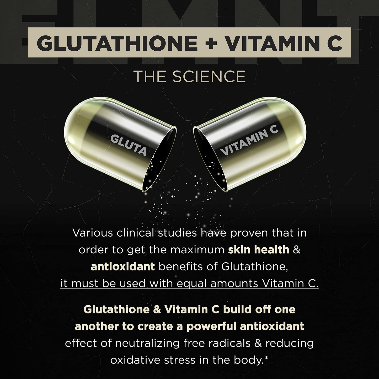 ELMNT 2150mg Super Liposomal Glutathione – Vitamin C + Quercetin (90 Pills, Non-GMO)