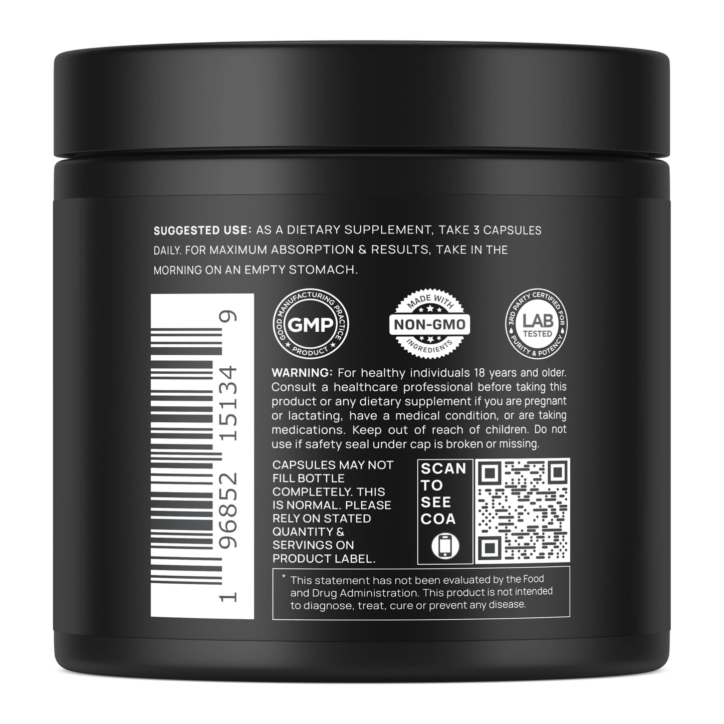 ELMNT 2150mg Super Liposomal Glutathione – Vitamin C + Quercetin (90 Pills, Non-GMO)