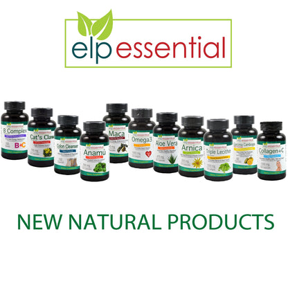 ELP ESSENTIAL Collagen + Vitamin C - 1000mg Collagen, 100 Capsules, Pack of 2