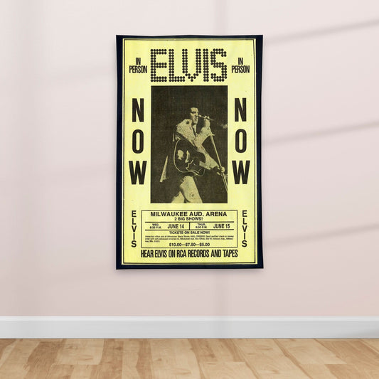 1960's Retro  Rock Music poster - Textile Poster