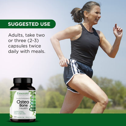 Emerald Labs Osteo Bone Health – Immune & Bone Joint Support | 180 Veg Capsules