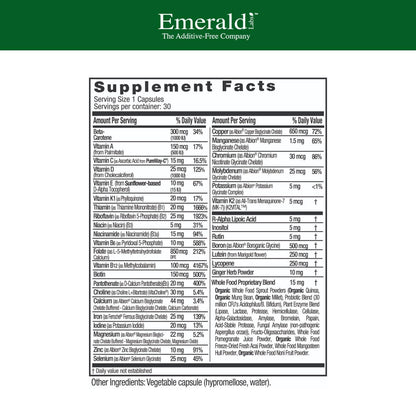 Emerald Labs Prenatal 1-Daily Multi – Methylfolate & Iron Prenatal Vitamin