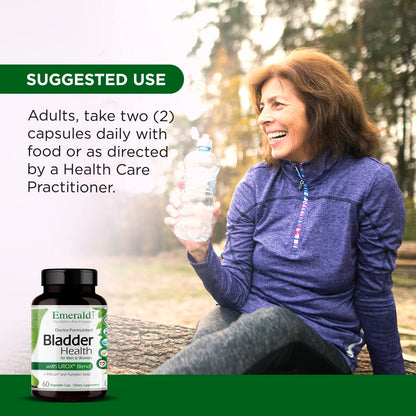 EMERALD LABS Bladder Health - Cranberry Extract Supplement with Pumpkin Seed & Horsetail | Urinary Tract Support | 60 Veg Capsules (30-Day Supply)