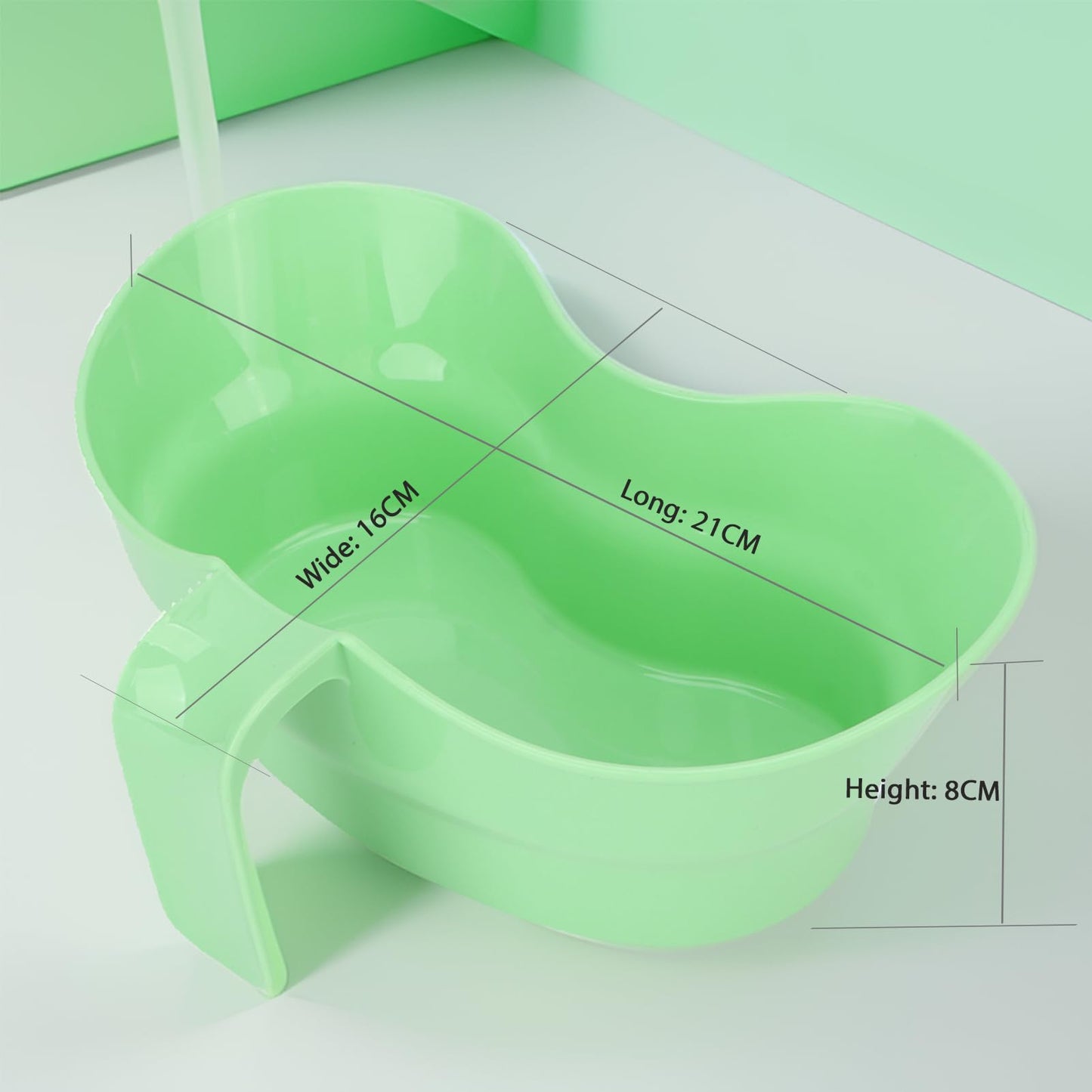 Emesis Basin for Elderly Care – Wide Mouth Vomit Basin Cup with Arc Design