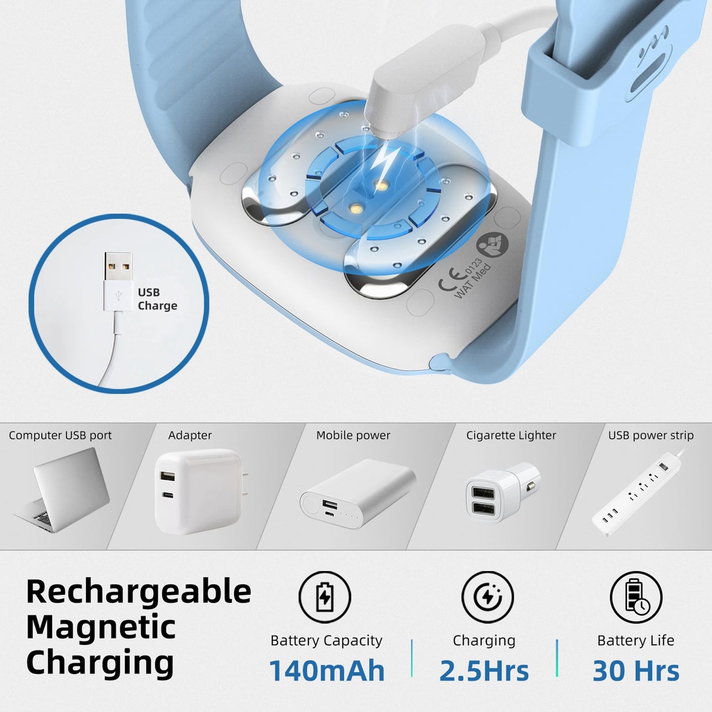 EmeTerm Fashion FDA-Cleared Nausea Relief Wrist Bands – Drug-Free, Non-Invasive