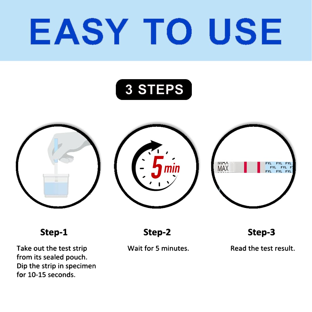 EMNCE Fentanyl Test Strips – Home Drug Test Kit (5 Pack)