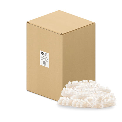 Empty Capsules Size 0-10000 Count Bulk | Gelatin Halal Beef Gel Caps