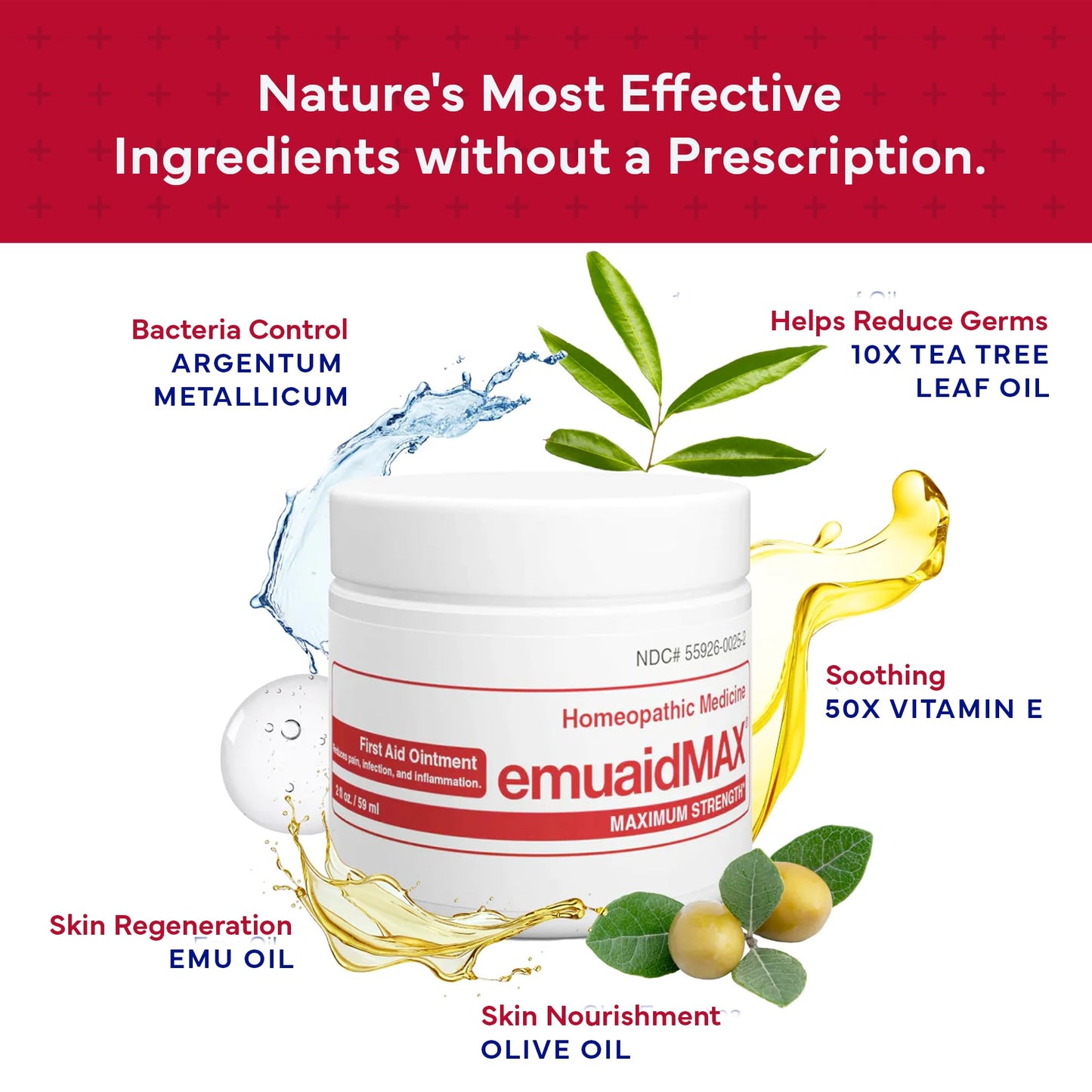 EMUAIDMAX Ointment - Maximum Strength Itch Relief for Skin Conditions
