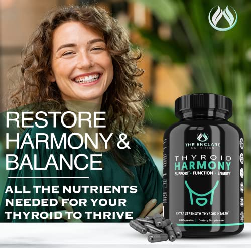 The Enclare Nutrition Thyroid Support with Iodine – Balance Hormones, Energy & Focus