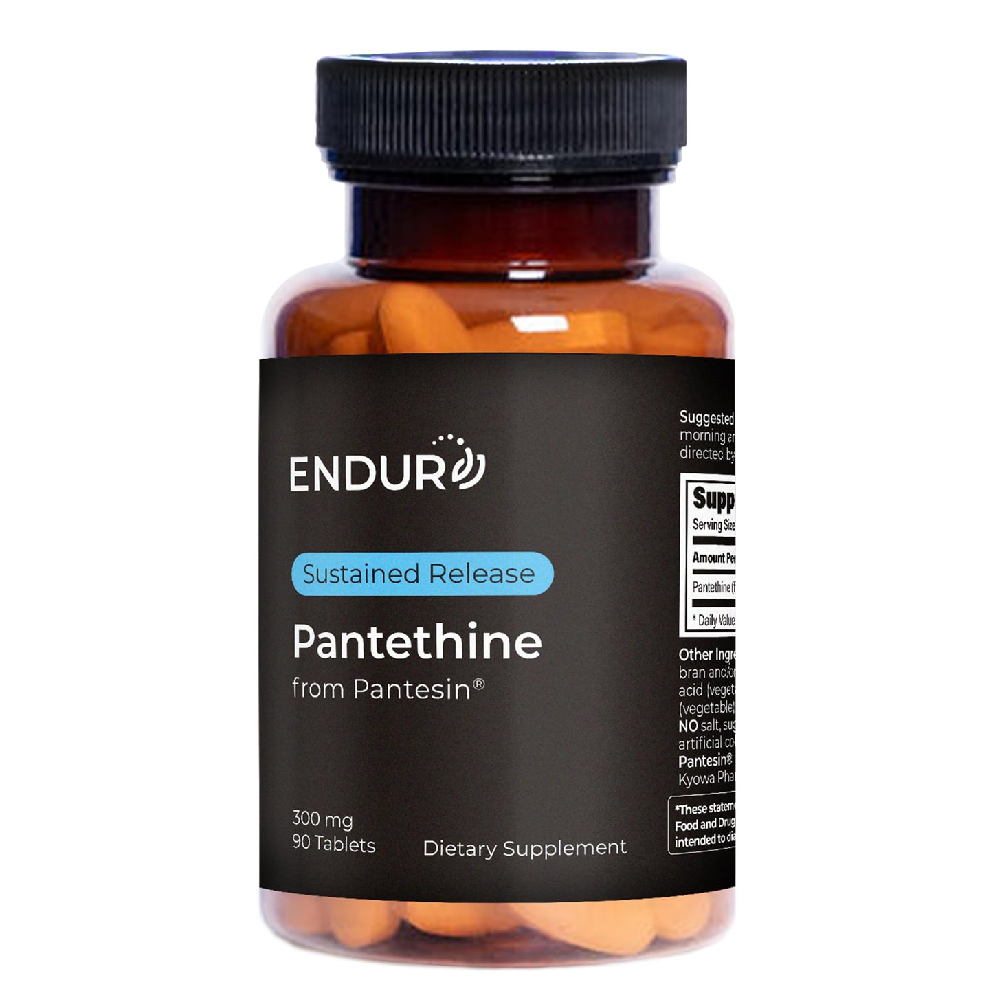 Endur Pantethine 300mg (90 tablets) – Liver Support & Cholesterol Balance | Pantesin