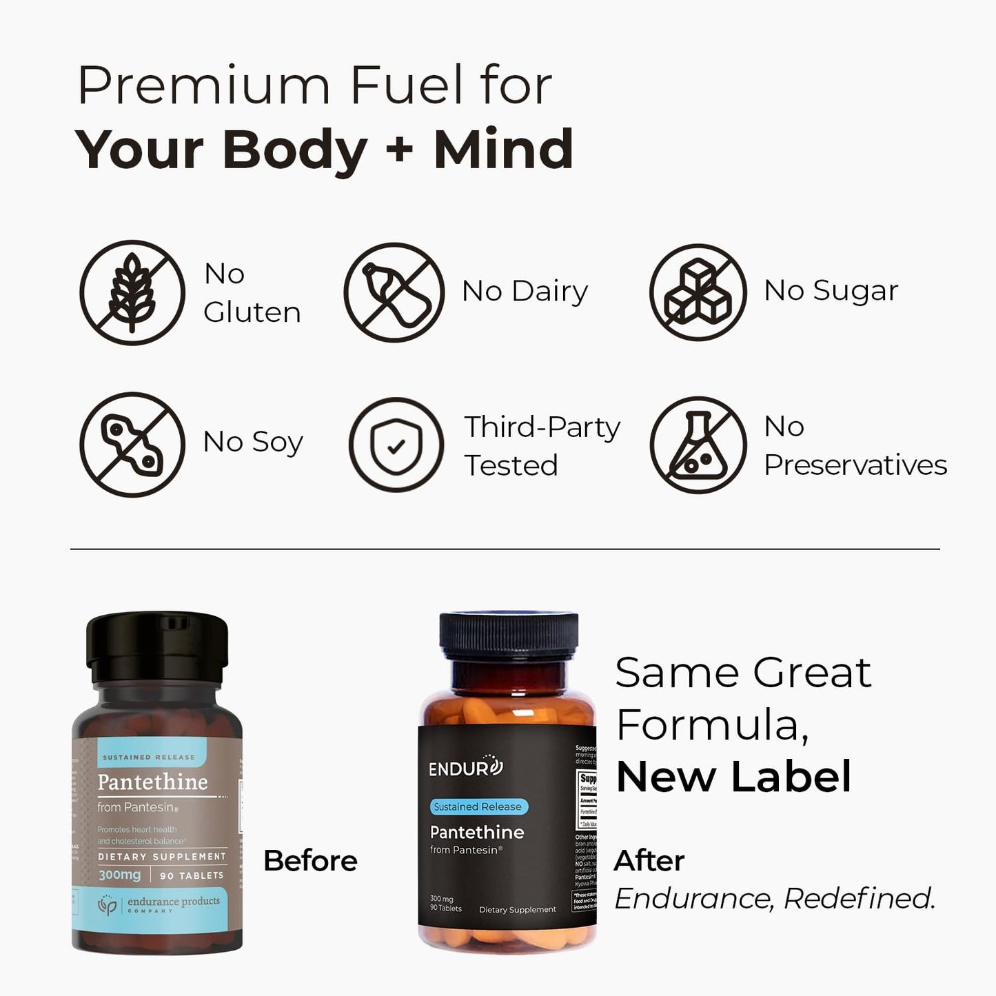 Endur Pantethine 300mg (90 tablets) – Liver Support & Cholesterol Balance | Pantesin