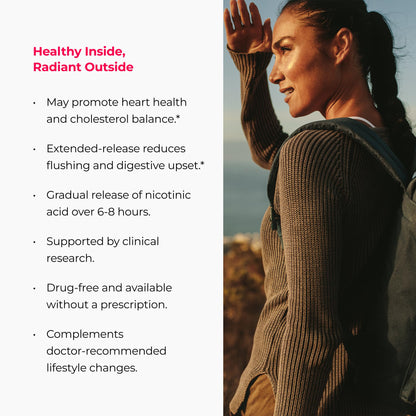 ENDUR-ACIN Niacin 500mg – Heart Health & Cholesterol Support (200 Tablets)