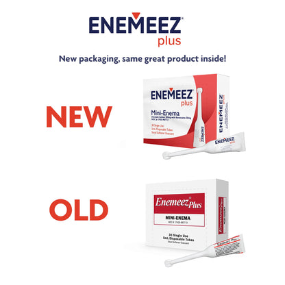 Enemeez Plus Enema – Fast Acting Constipation Relief, 283mg Docusate Sodium, 20mg Benzocaine, 30 Count