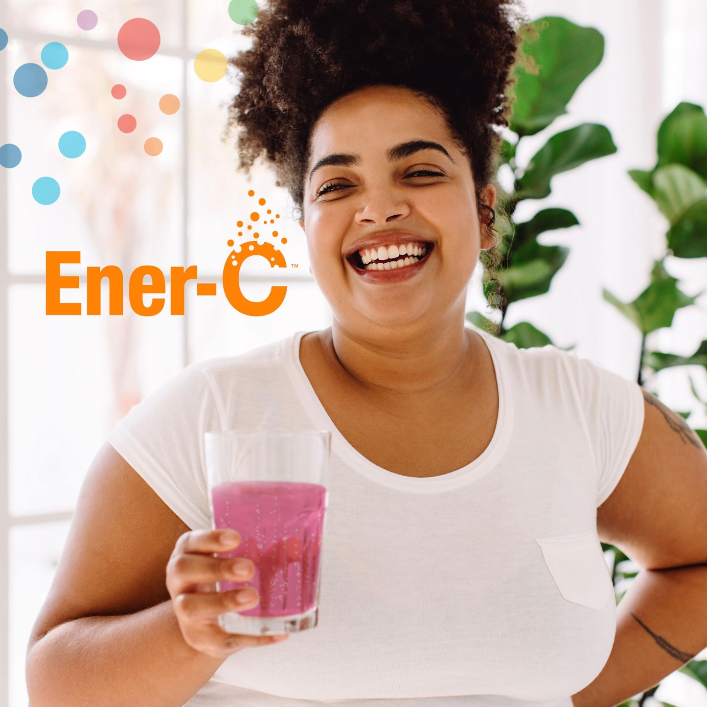 Ener-C Multivitamin Drink Mix – Immune Support, Hydration, Raspberry, 60 Count