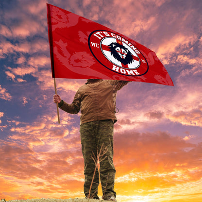 It's Coming Home Badge - Flag with Sleeve - WC26 - 4 Sizes!