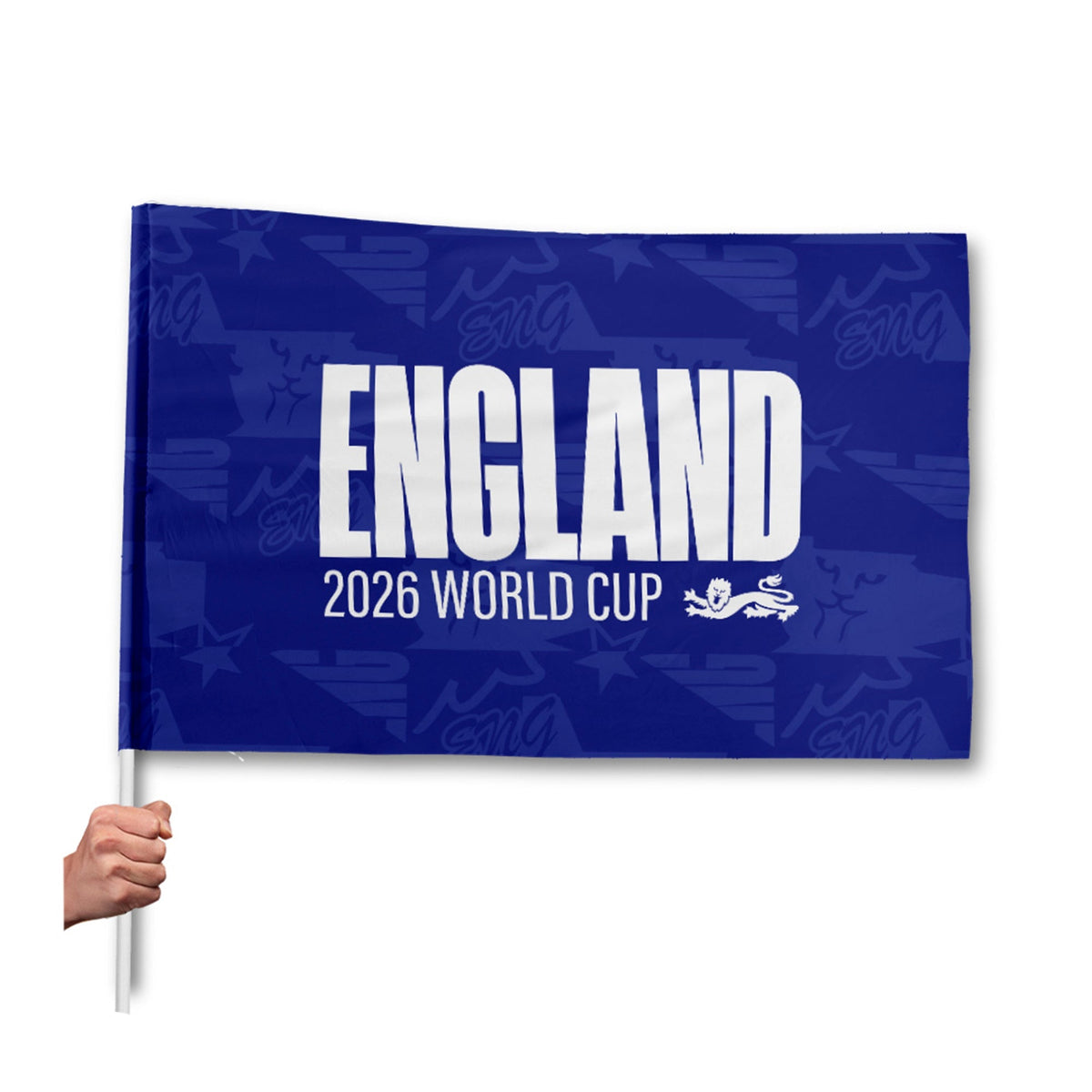 England - Blue - Flag with Sleeve - WC26 - 4 Sizes!