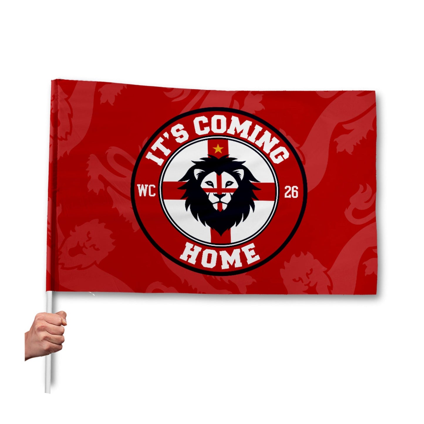 It's Coming Home Badge - Flag with Sleeve - WC26 - 4 Sizes!