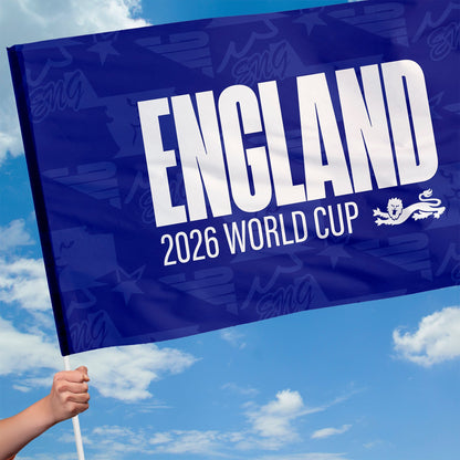 England - Blue - Flag with Sleeve - WC26 - 4 Sizes!