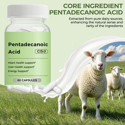 Engtozl C15:0 Pentadecanoic Acid Supplement, 60 Caps