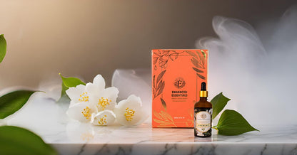 Enhanced Essentials Jasmine Essential Oil | Slow Distilled, 100 ml | Diffusers, Skincare & Bath