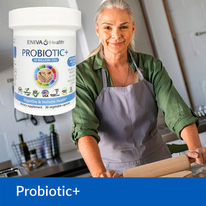 Eniva Health Probiotic with Prebiotic - 50B CFU, 30 Caps