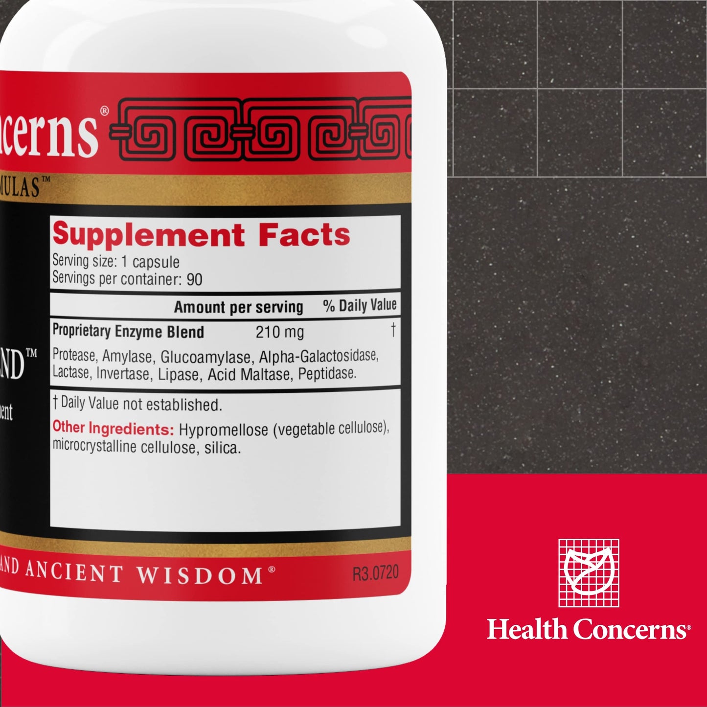 Enteromend Digestive Enzyme – Gut Health, Bloating & Food Sensitivity Relief | 90 Capsules