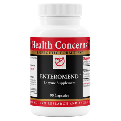 Enteromend Digestive Enzyme – Gut Health, Bloating & Food Sensitivity Relief | 90 Capsules