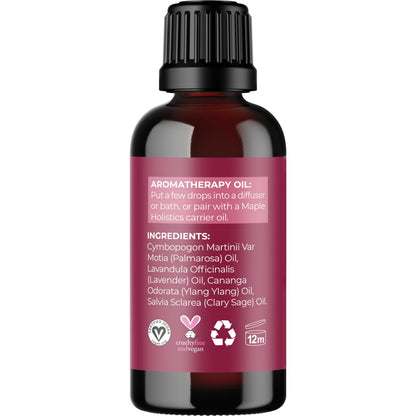 Entice Diffuser Essential Oil Blend – Romantic Lavender, Palmarosa & Ylang-Ylang