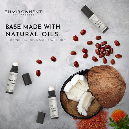 ENVIRONMENT Inspired by Designer TF Oud Wood – 10ml Roll-On Perfume, Vegan & Cruelty-Free