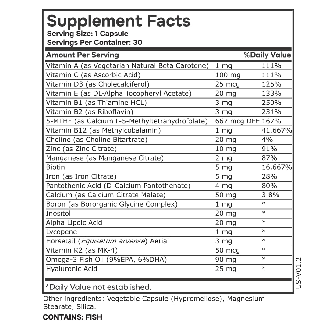 envitamin Women's Methylated Multivitamin & Multimineral – Ultra Absorption