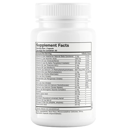 envitamin Women's Methylated Multivitamin & Multimineral – Ultra Absorption