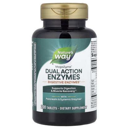 Enzymatic Therapy Mega-zyme 200 Tablets (2 Pack) – Digestive Enzyme Supplement