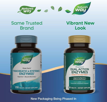 Enzymatic Therapy Mega-zyme 200 Tablets (2 Pack) – Digestive Enzyme Supplement