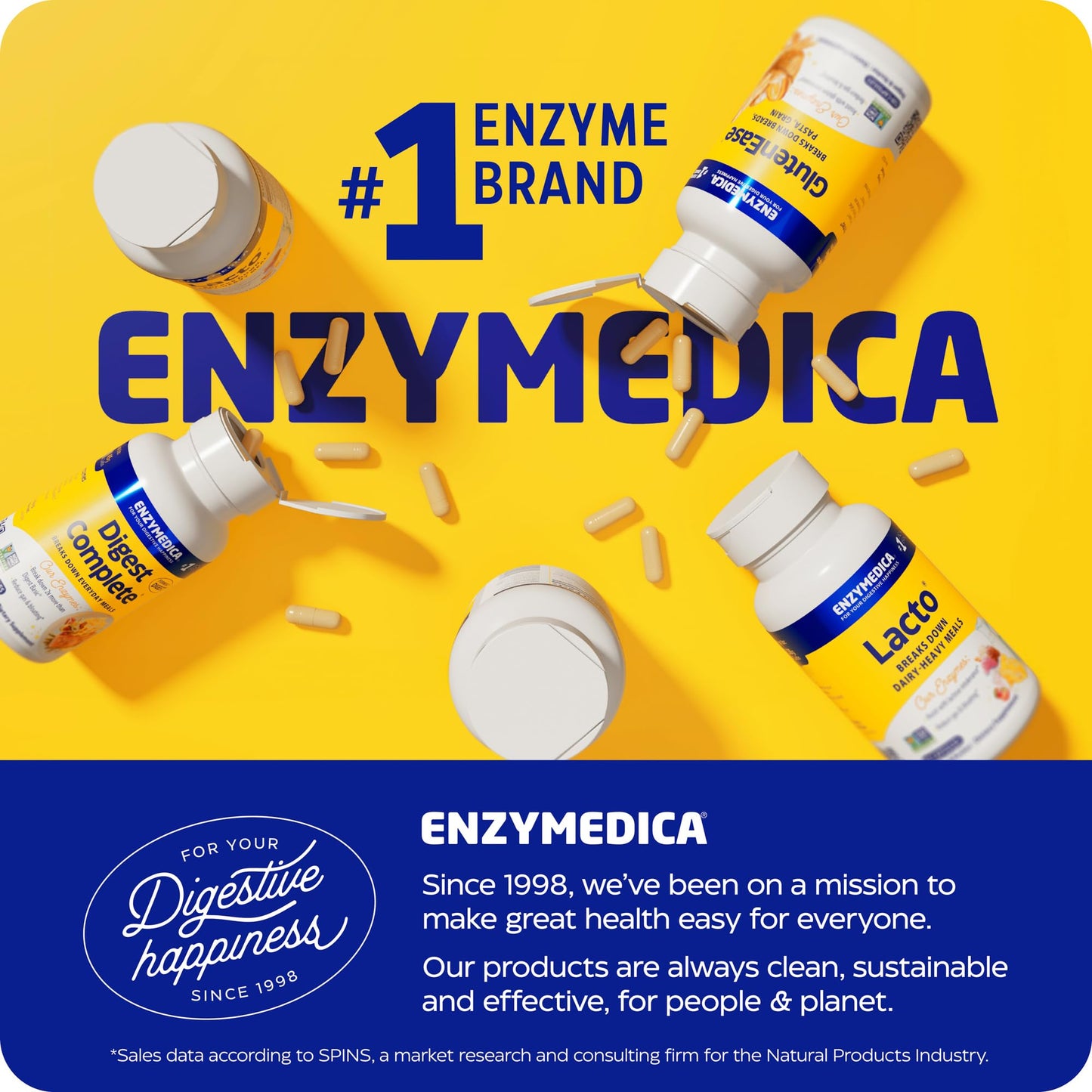 Enzymedica Candidase Extra Strength – Balanced Yeast Support, 42 Capsules