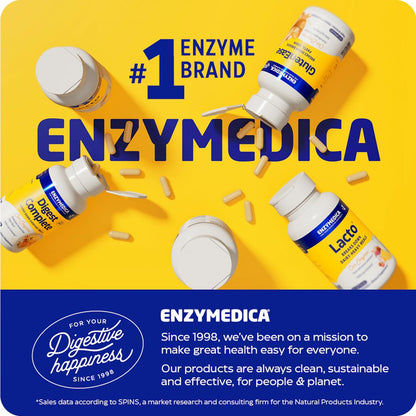 Enzymedica Digest Gold + ATPro – Maximum Strength Digestive Enzymes, 90 Caps