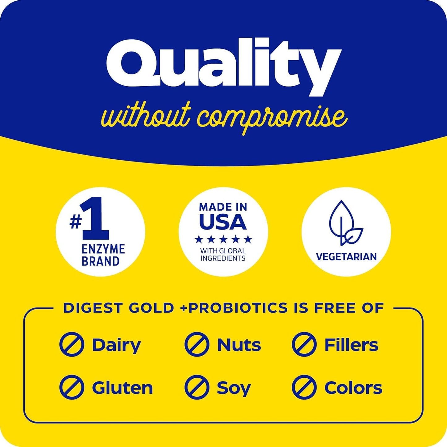 Enzymedica Digest Gold + Probiotics — 2-in-1 Digestive Enzymes & Probiotics, 180 Count