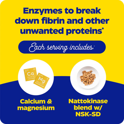 Enzymedica Natto-K Nattokinase Supplement – Supports Heart Health & Circulation | 30 Count